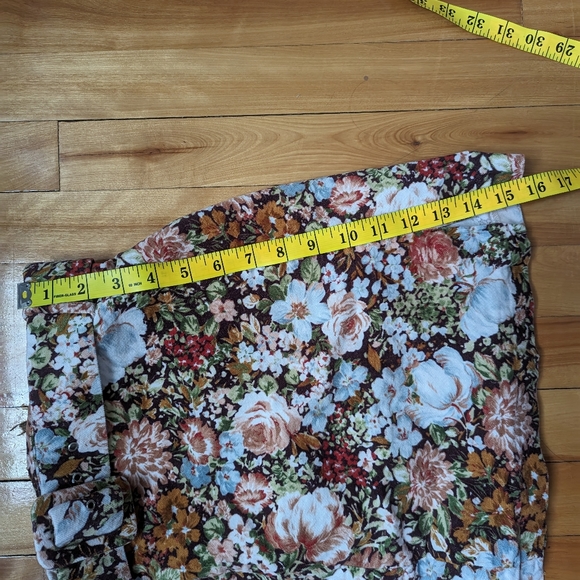 Zara floral miniskirt with belt - Picture 6 of 7